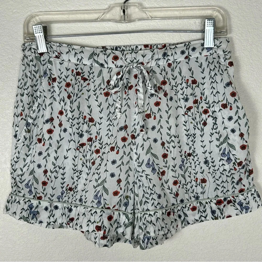 Rachel Zoe Women’s Sz S cotton pajama shorts with pockets bloomers Cottagecore